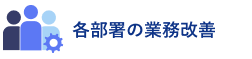 各部署の業務改善
