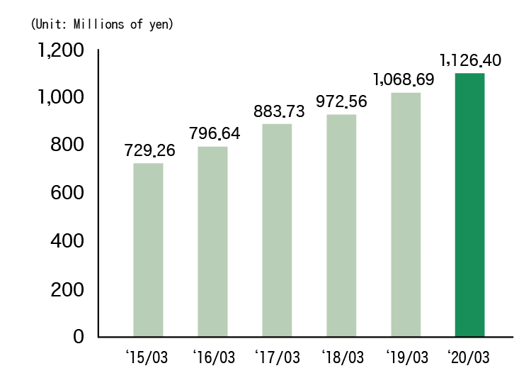 Net assets per share (Consolidated)